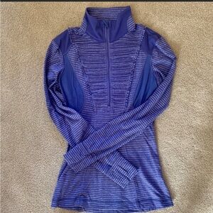 Lululemon Half Zip Pullover Run:  Your Heart Out Persian Purple Heathere…